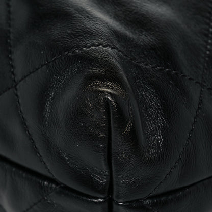 Chanel Shiny Calfskin Quilted Small Chanel 22 Black 12 of 12