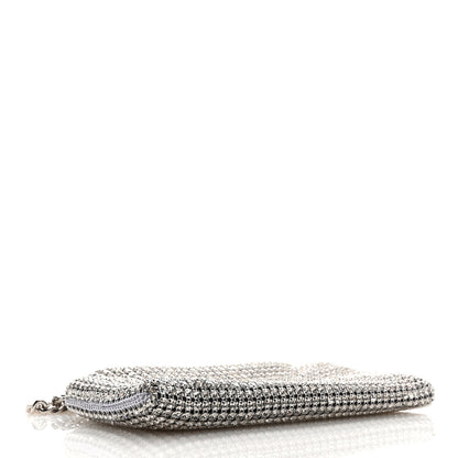 Stella McCartney Mesh Crystal Falabella Shoulder Bag Silver 4 of 10