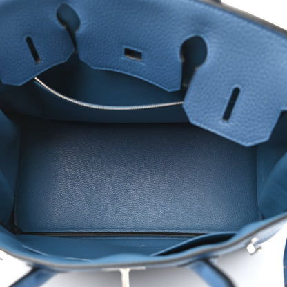 Hermes Togo Birkin 30 Bleu Agate 5 of 9