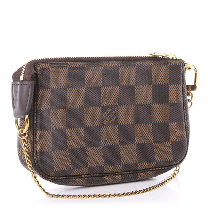 Louis Vuitton Damier Ebene Mini Pochette Accessories 3 of 9