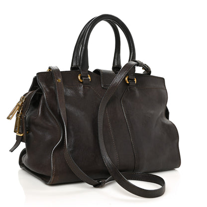 Saint Laurent Sheepskin Small Cabas ChYc Dark Brown 4 of 7
