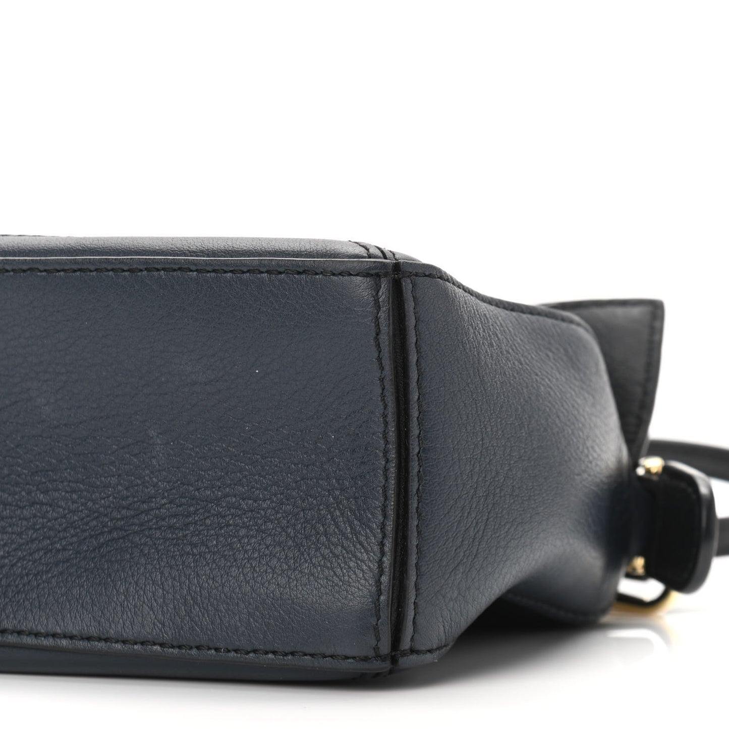 Calfskin Puzzle Bag Black Cream