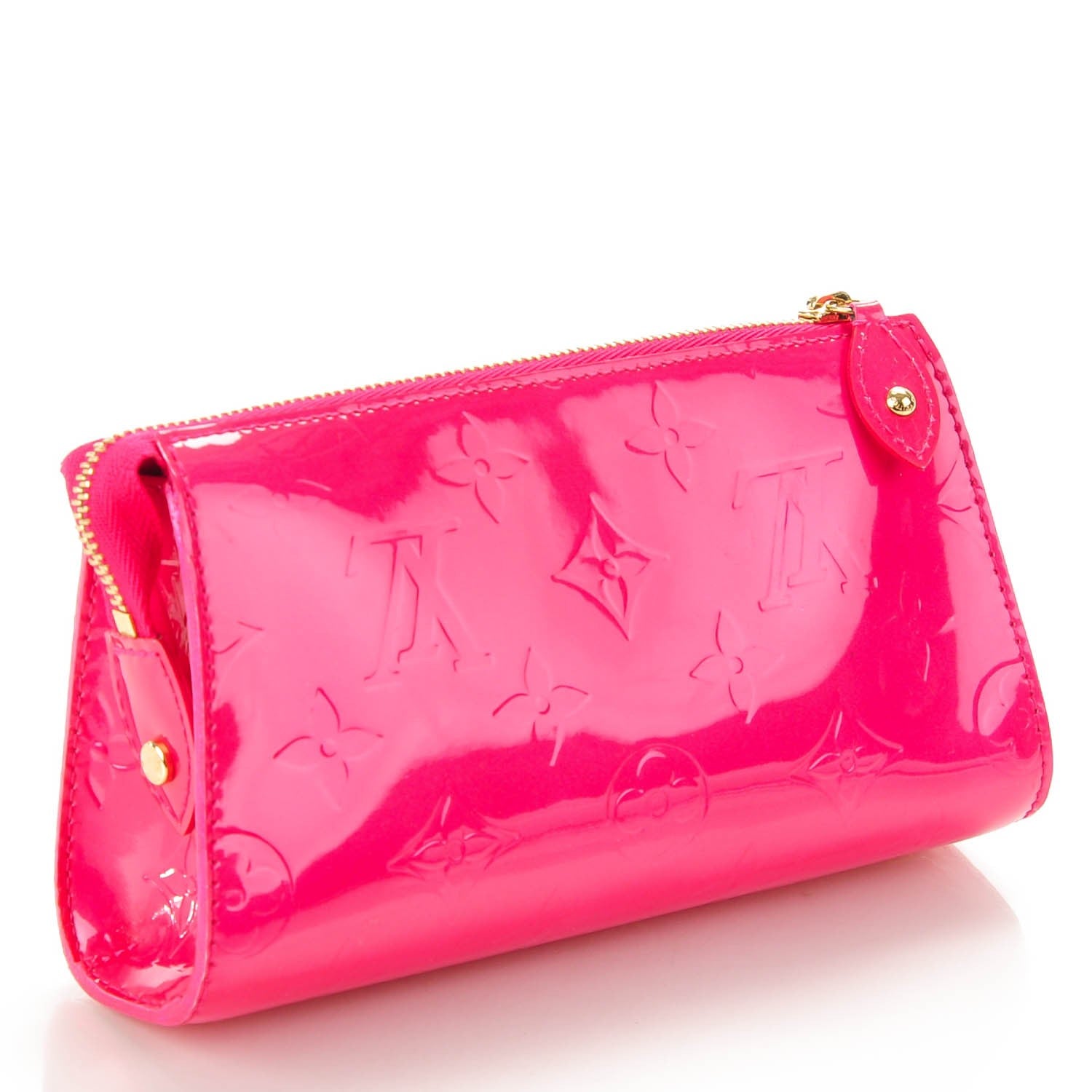 Louis Vuitton Vernis Trousse Cosmetic Pouch Rose Pop 3 of 7