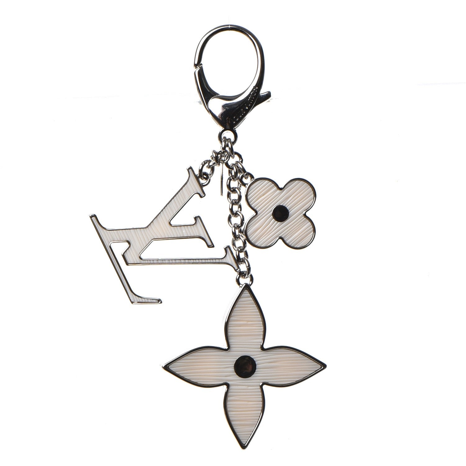 Louis Vuitton Fleur d'Epi Bag Charm Ivory 1 of 6