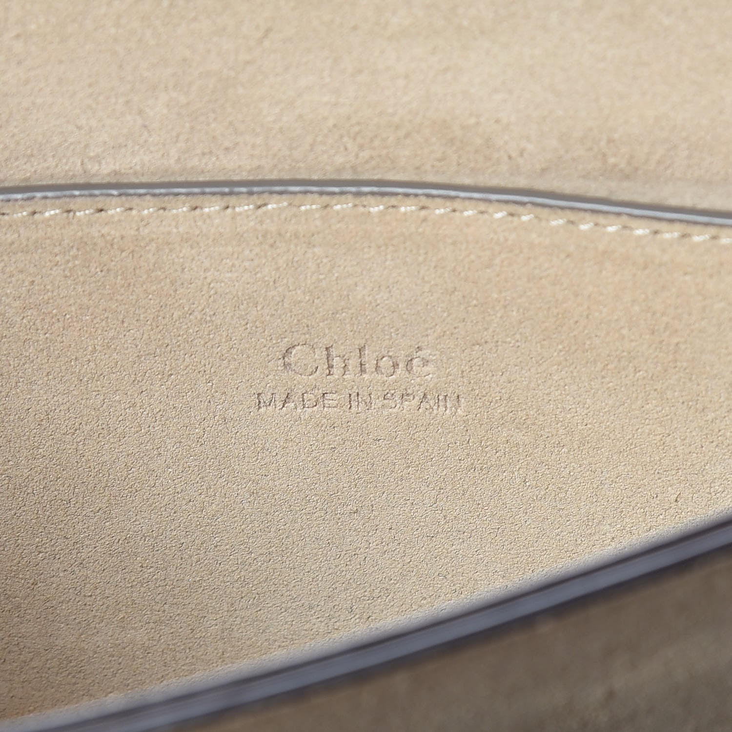 Chloe Suede Calfskin Small Faye Shoulder Bag Motty Grey 6 of 16