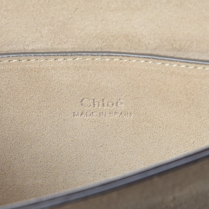 Chloe Suede Calfskin Small Faye Shoulder Bag Motty Grey 6 of 16