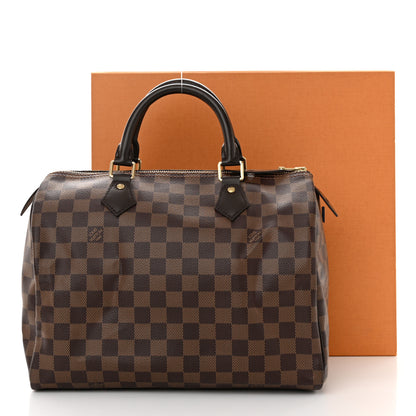 Louis Vuitton Damier Ebene Speedy 30 12 of 12