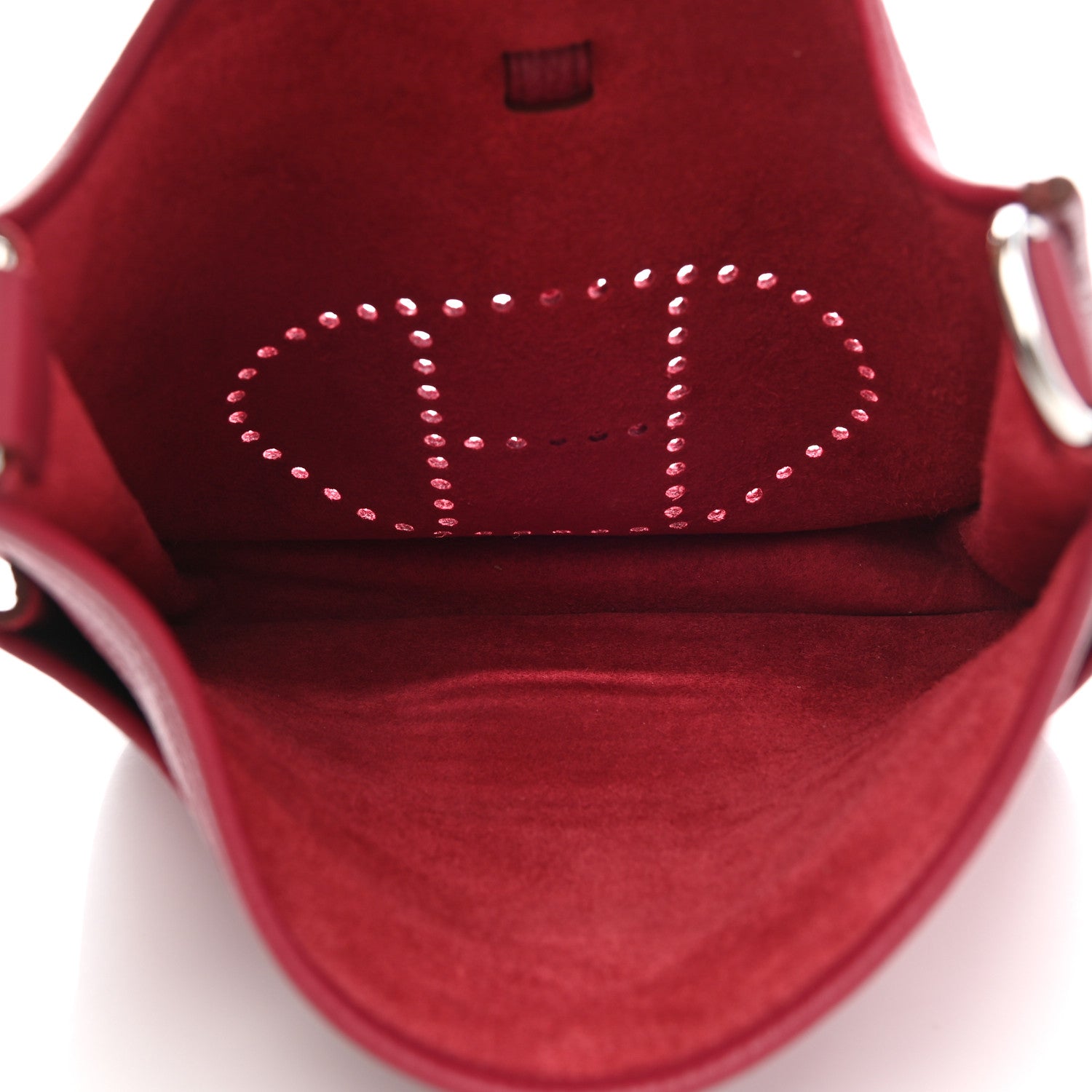 Hermes Taurillon Clemence Evelyne III PM Rubis 5 of 9
