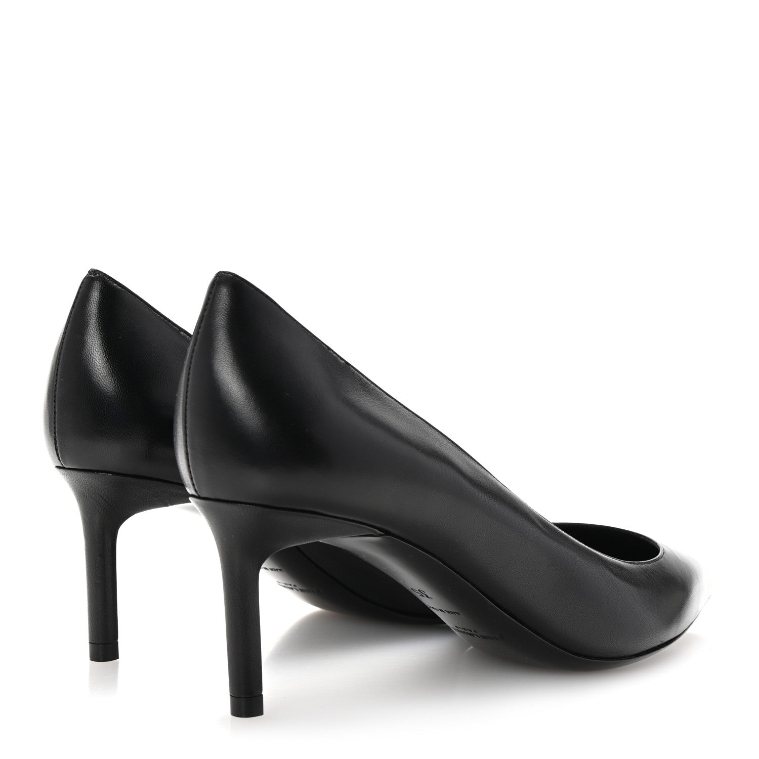 Saint Laurent Calfskin Anja 65 Pumps 35 Black 5 of 10