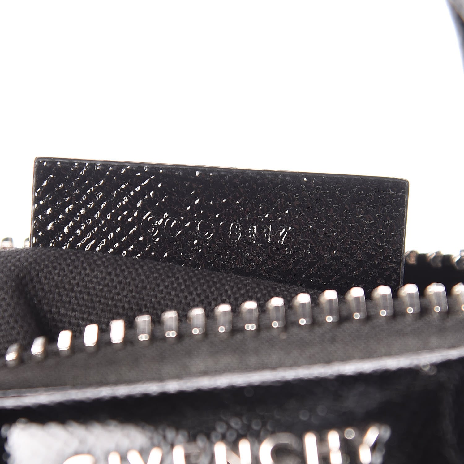 Givenchy Textured Patent Calfskin Mini Antigona Black 9 of 10