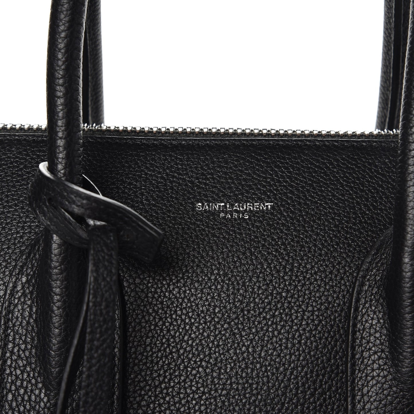 Grained Calfskin Medium Souple Sac De Jour Duffle Black