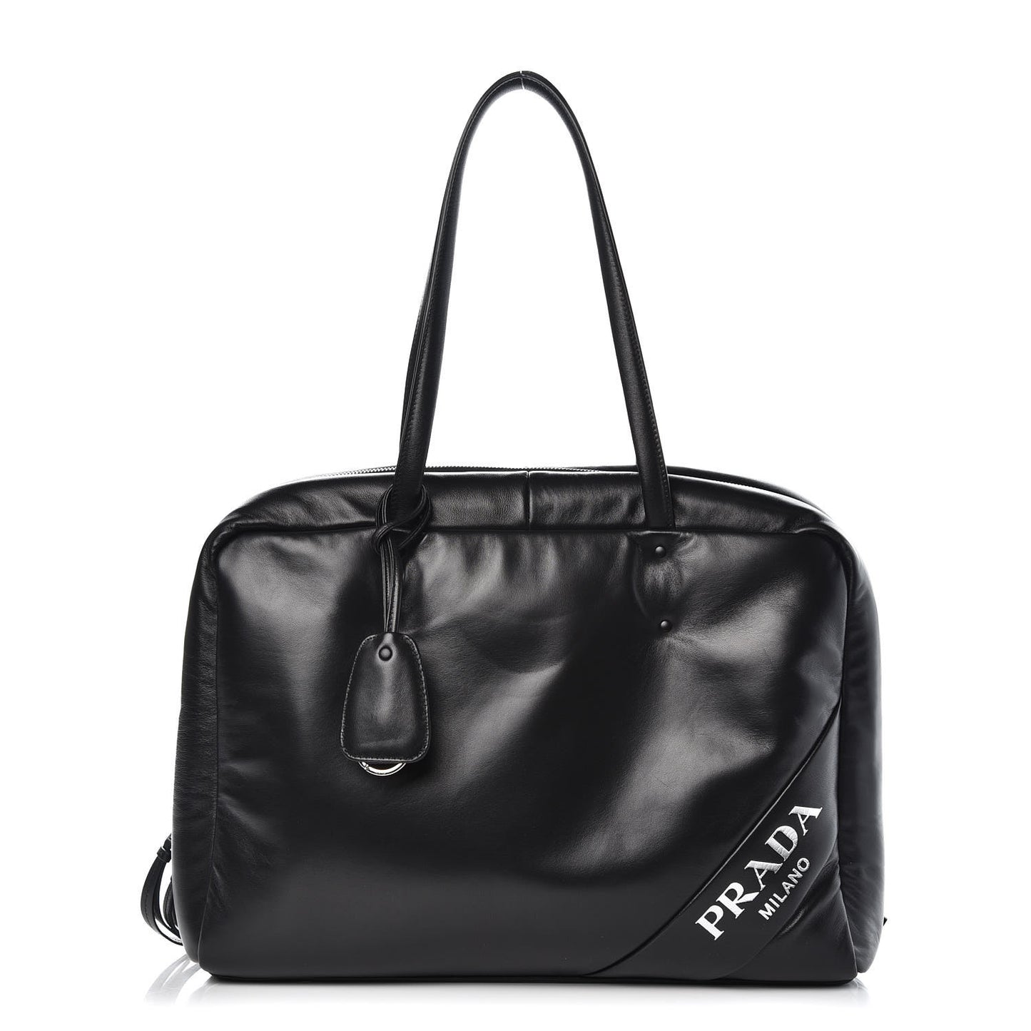 Nappa Soft Large Tote Black Cobalto