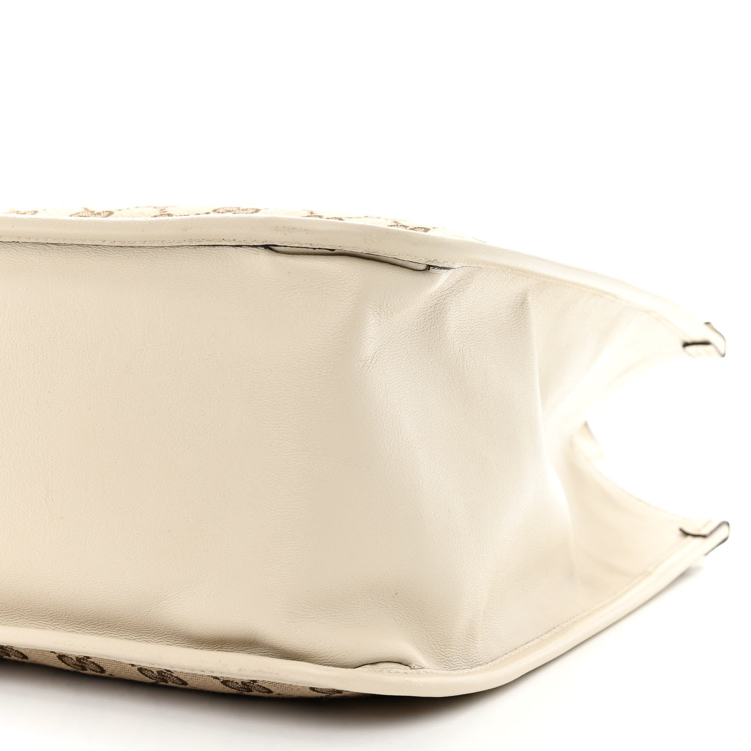 Gucci Monogram New Sakai Calfskin Lux Horsebit 1955 Tote Beige Ebony Mystic White 11 of 11