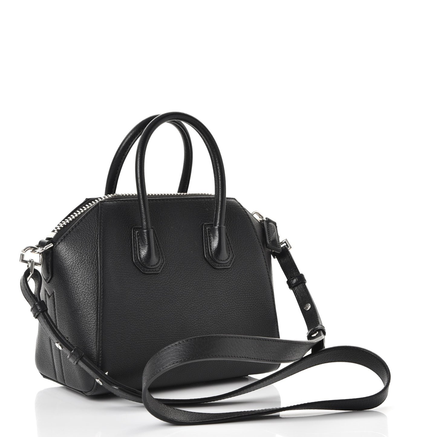 Sugar Goatskin Mini Antigona Black