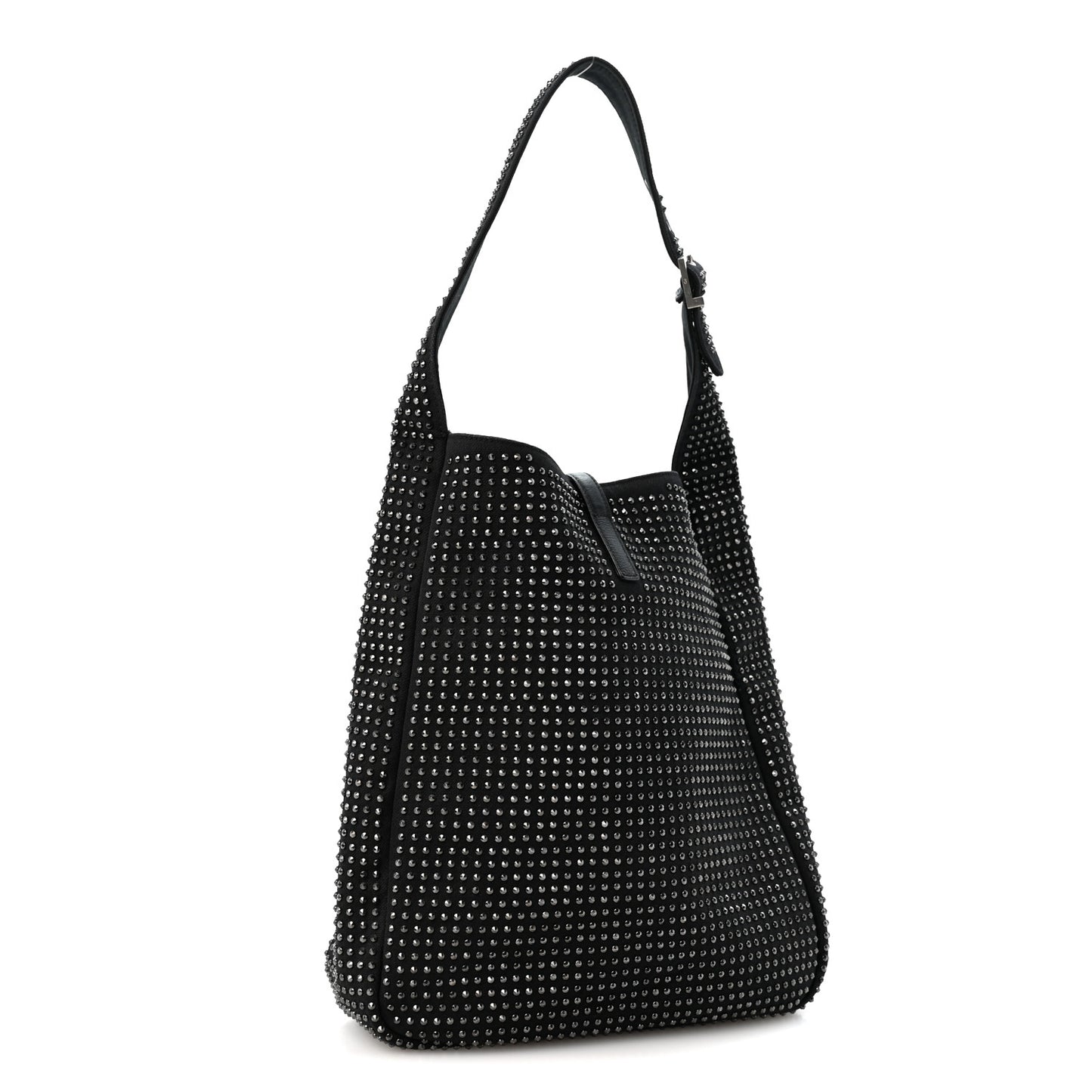 Cotton Studded Le 5 A 7 Soft Hobo Black