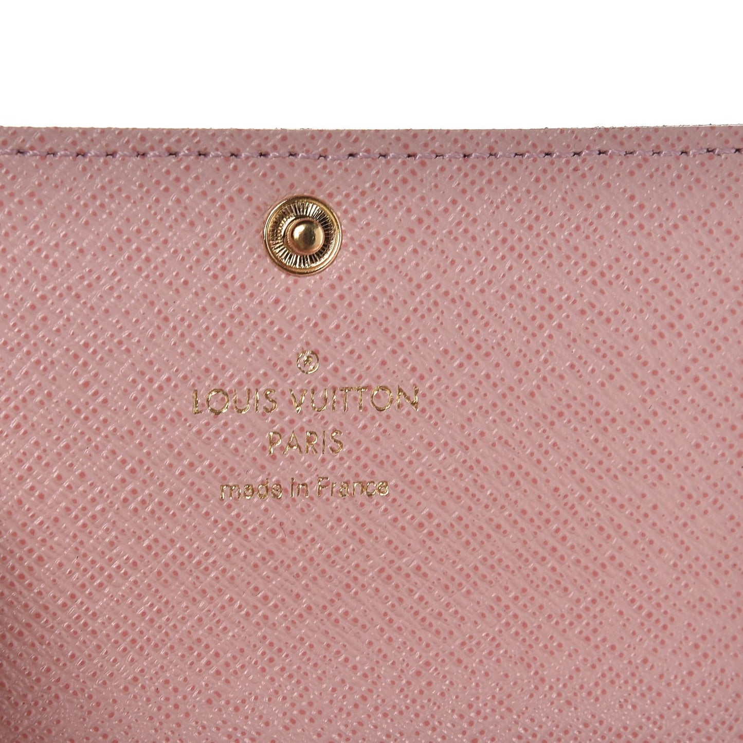 Damier Ebene Multicles 6 Key Holder Rose Ballerine
