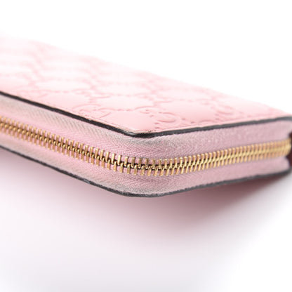 Gucci Guccissima Zip Around Wallet Pink 11 of 12