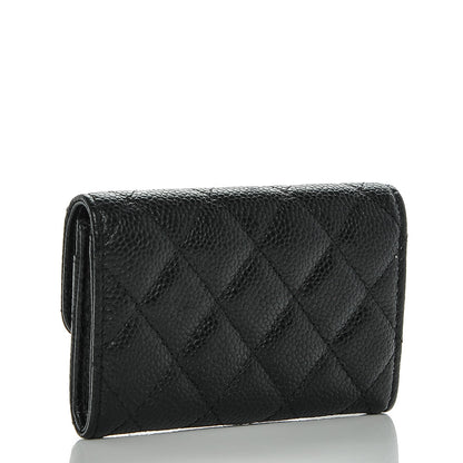 Chanel Caviar Quilted Flap Card Holder Black 3 of 8