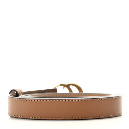 Gucci Moon Calfskin Double G 20mm Belt 90 36 Natural Tan 2 of 4