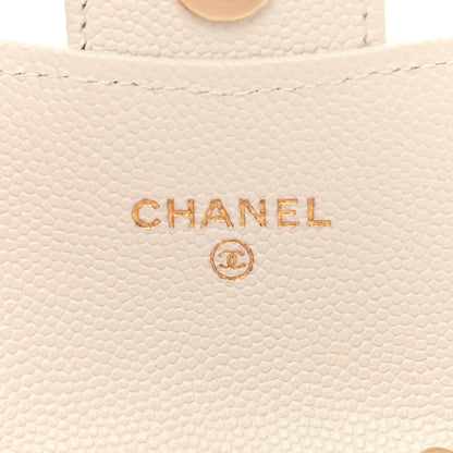 Chanel Caviar Quilted Mini Chain Belt Bag White 6 of 12