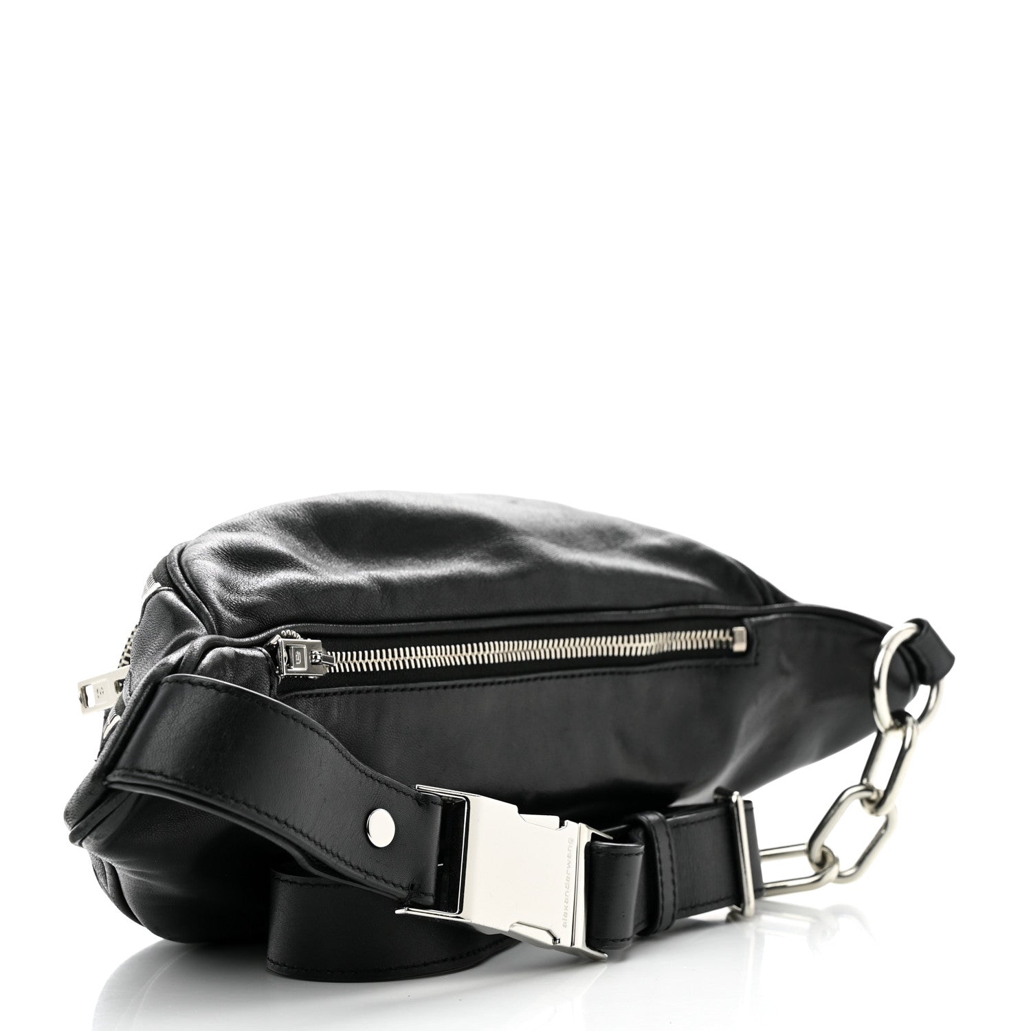 Alexander Wang Lambskin Attica Belt Bag Black 2 of 11