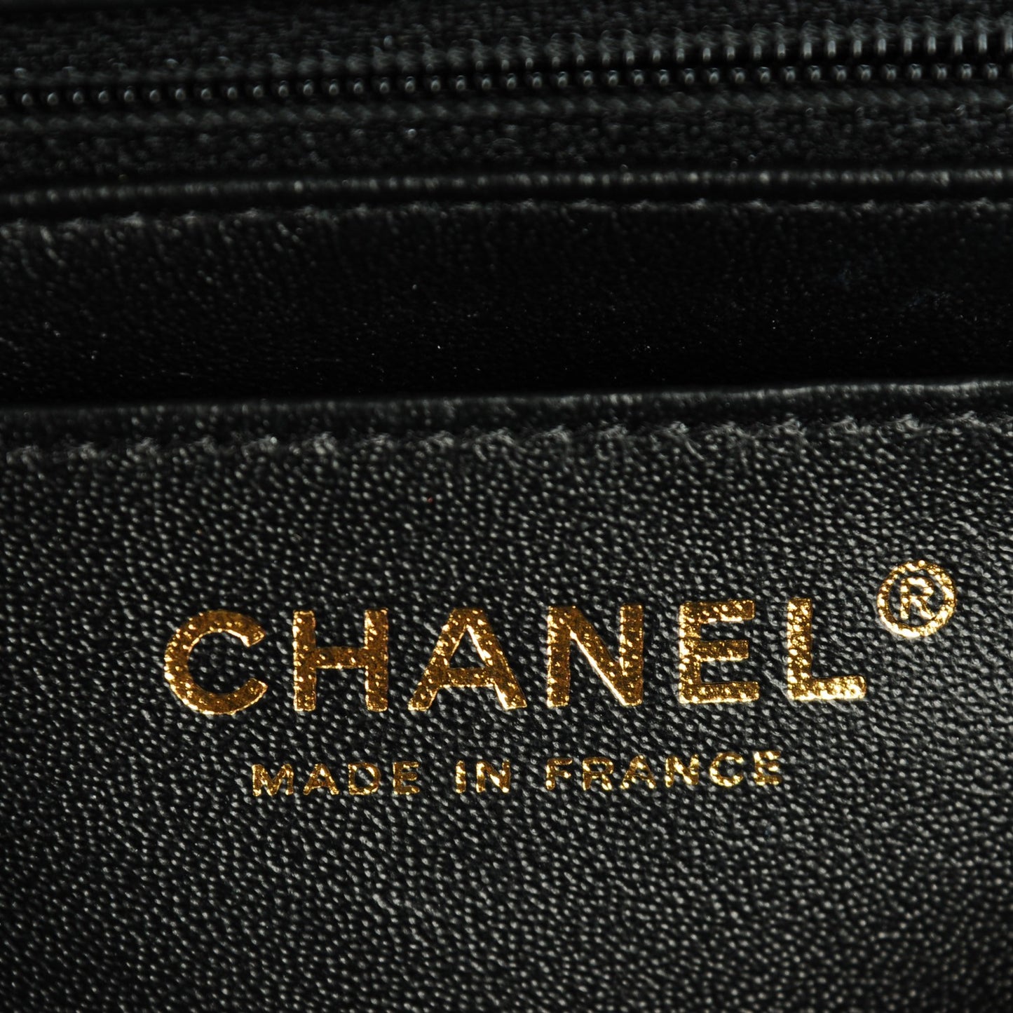 Lambskin Quilted Mini Rectangular Flap Black