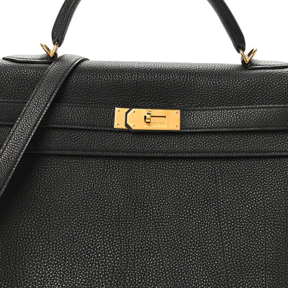 Hermes Togo Kelly Retourne 40 Black 8 of 11