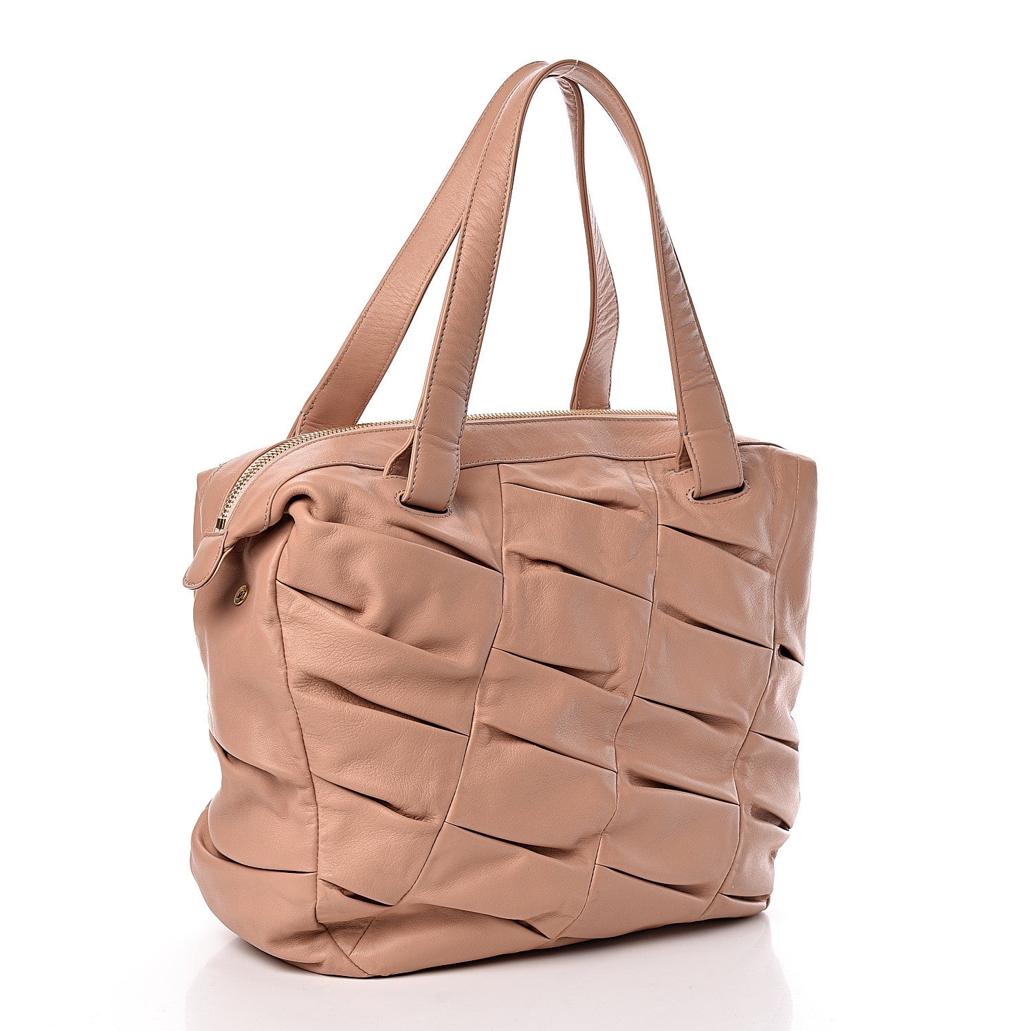 Christian Louboutin Cafskin Medium Pillow Softy Satchel Nude 3 of 9