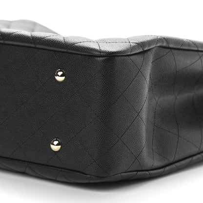 Chanel Caviar Quilted Large Shopping Tote Black 10 of 11