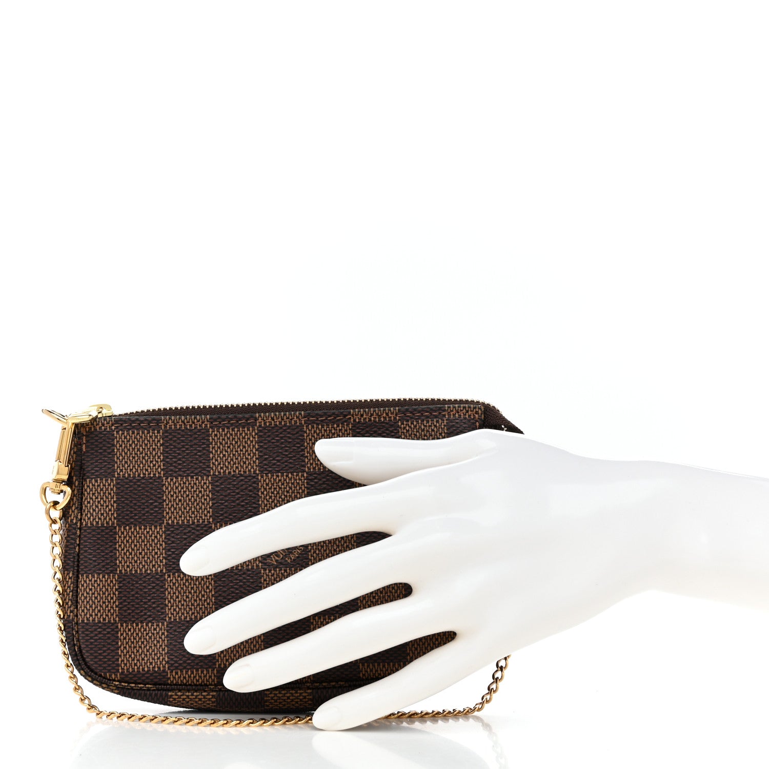 Louis Vuitton Damier Ebene Mini Pochette Accessories 2 of 8