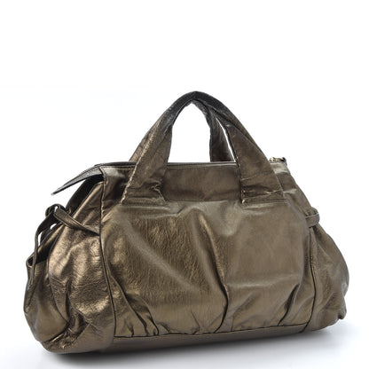 Gucci Metallic Medium Hysteria Tote Bronze 2 of 13