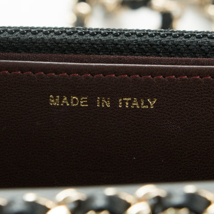 Chanel Lambskin Quilted Trendy CC Wallet On Chain WOC Black 9 of 10