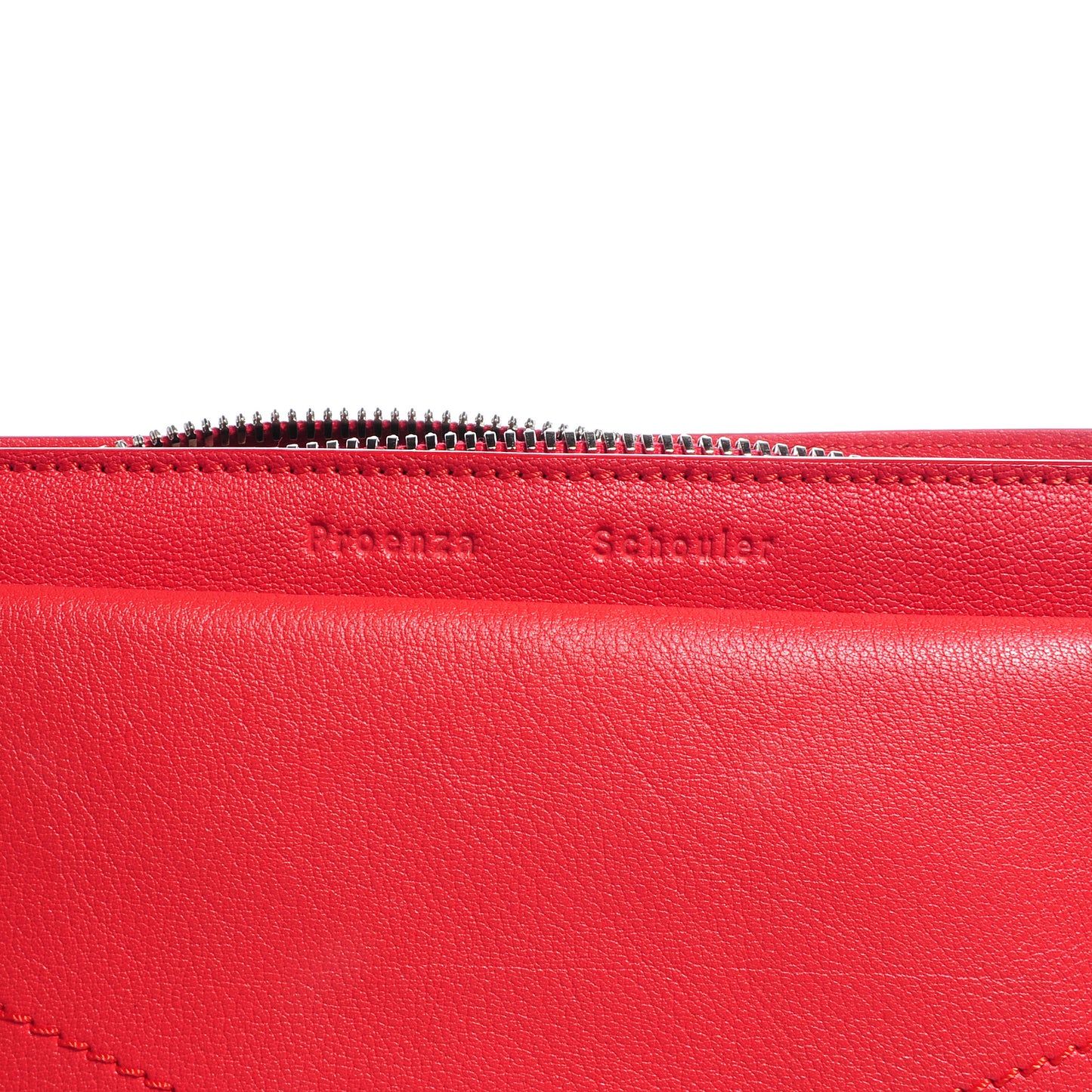 Leather PS13 Clutch Poppy