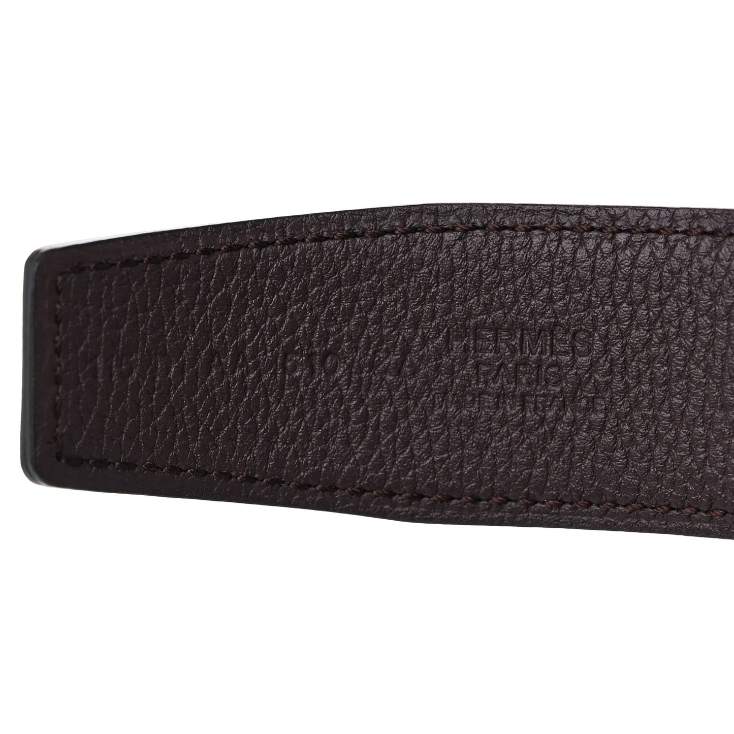Togo Box 32mm Rider Belt 115 46 Black Chocolate