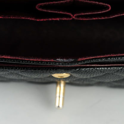 Chanel Caviar Quilted Medium Double Flap Black 5 of 6