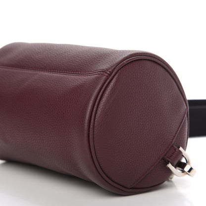 Christian Dior HOMME Grained Calfskin Mens Roller Pouch Burgundy 7 of 9