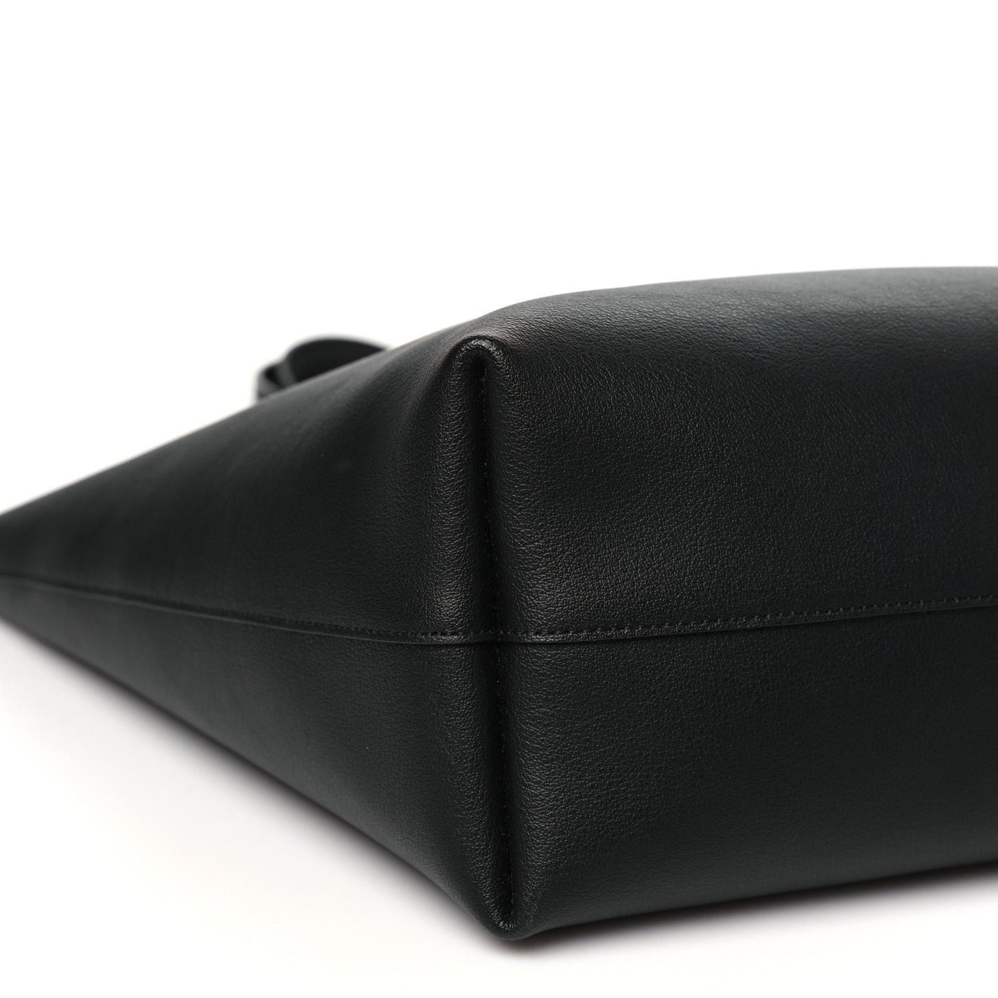 Calfskin Large Shopping Tote Black