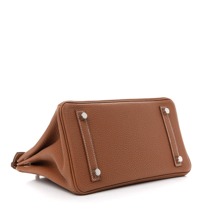 Hermes Togo Birkin 25 Gold 3 of 9
