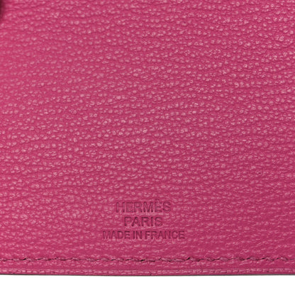 Hermes Chevre Chamkila Tarmac PM Passport Holder  Rose Tyrien 6 of 8