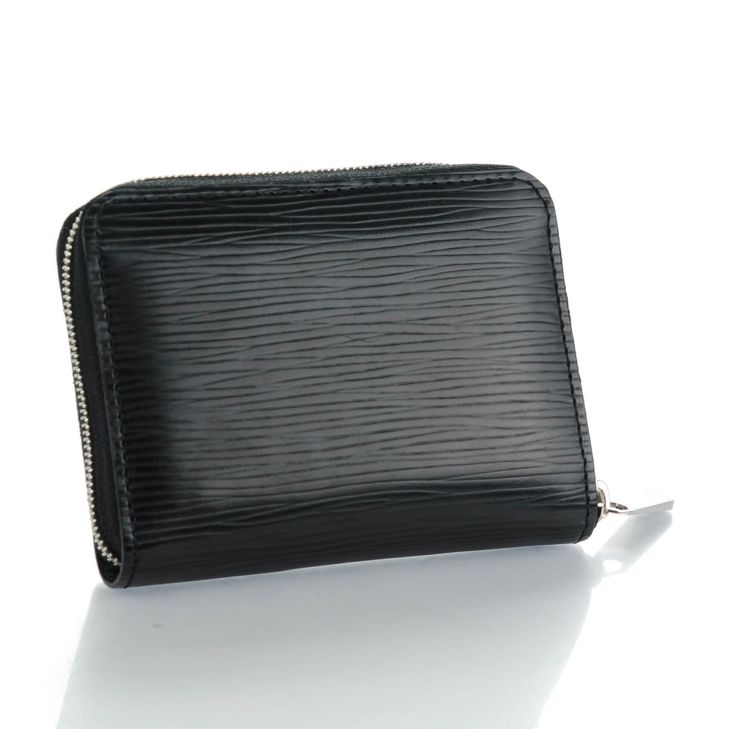 Louis Vuitton Epi Zippy Coin Purse Black 3 of 7