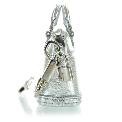 Louis Vuitton Suhali Mini Lockit Bag Charm Silver 3 of 7