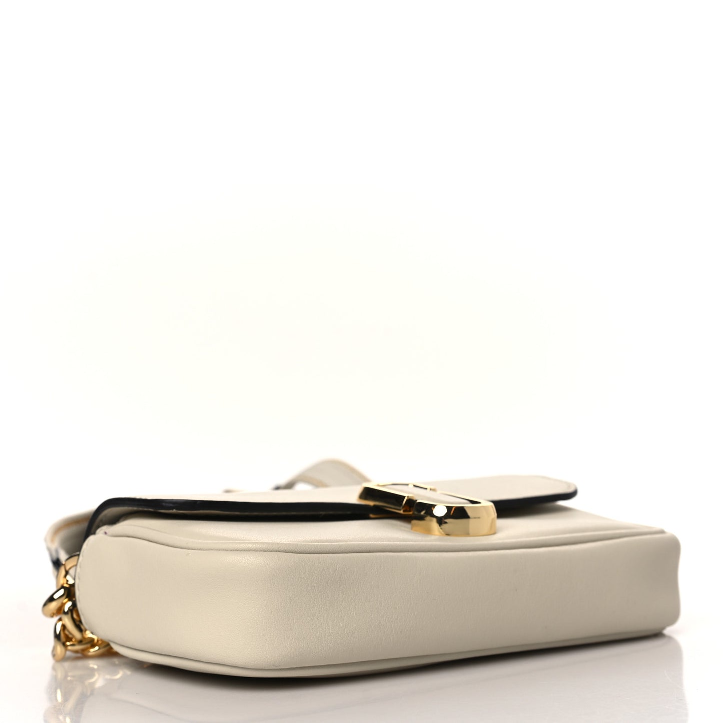 Calfskin Mini The J Marc Shoulder Bag Cloud White