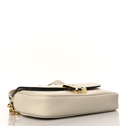 Marc Jacobs Calfskin Mini The J Marc Shoulder Bag Cloud White 3 of 8