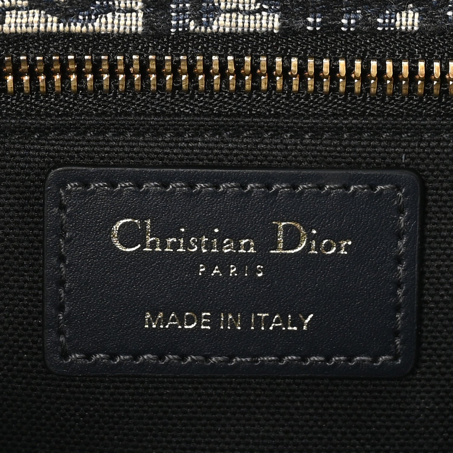 Christian Dior Oblique 30 Montaigne Chain Flap Bag Blue 6 of 11