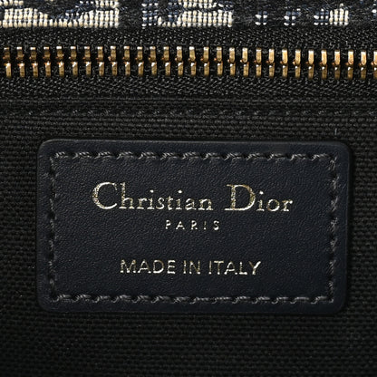 Christian Dior Oblique 30 Montaigne Chain Flap Bag Blue 6 of 11