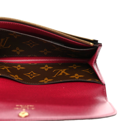 Louis Vuitton Monogram Emilie Wallet Fuchsia 5 of 7