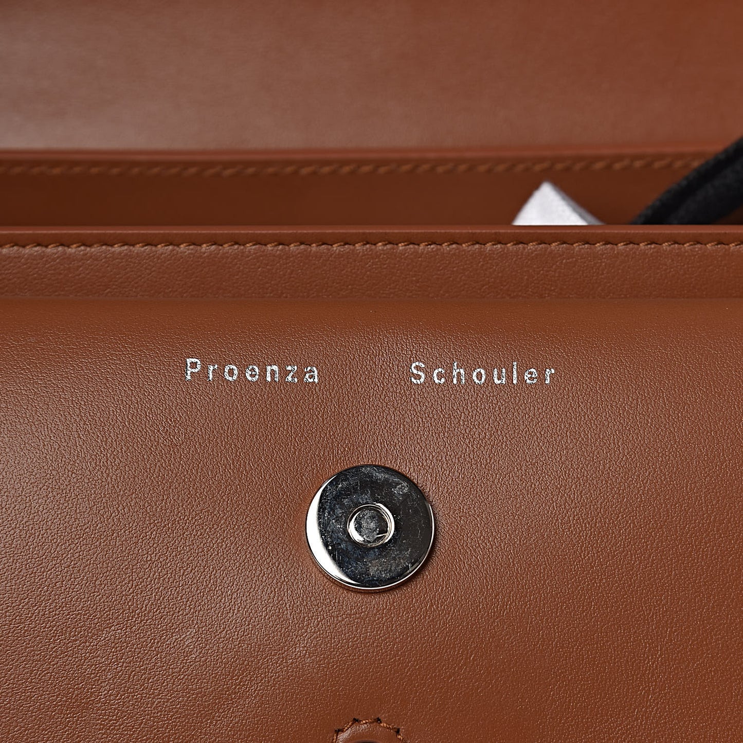 Smooth Calfskin Mini PS11 Classic Shoulder Bag Nice Tan