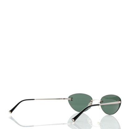 Chanel Metal CC Logo Sunglasses 4003 Green 4 of 8