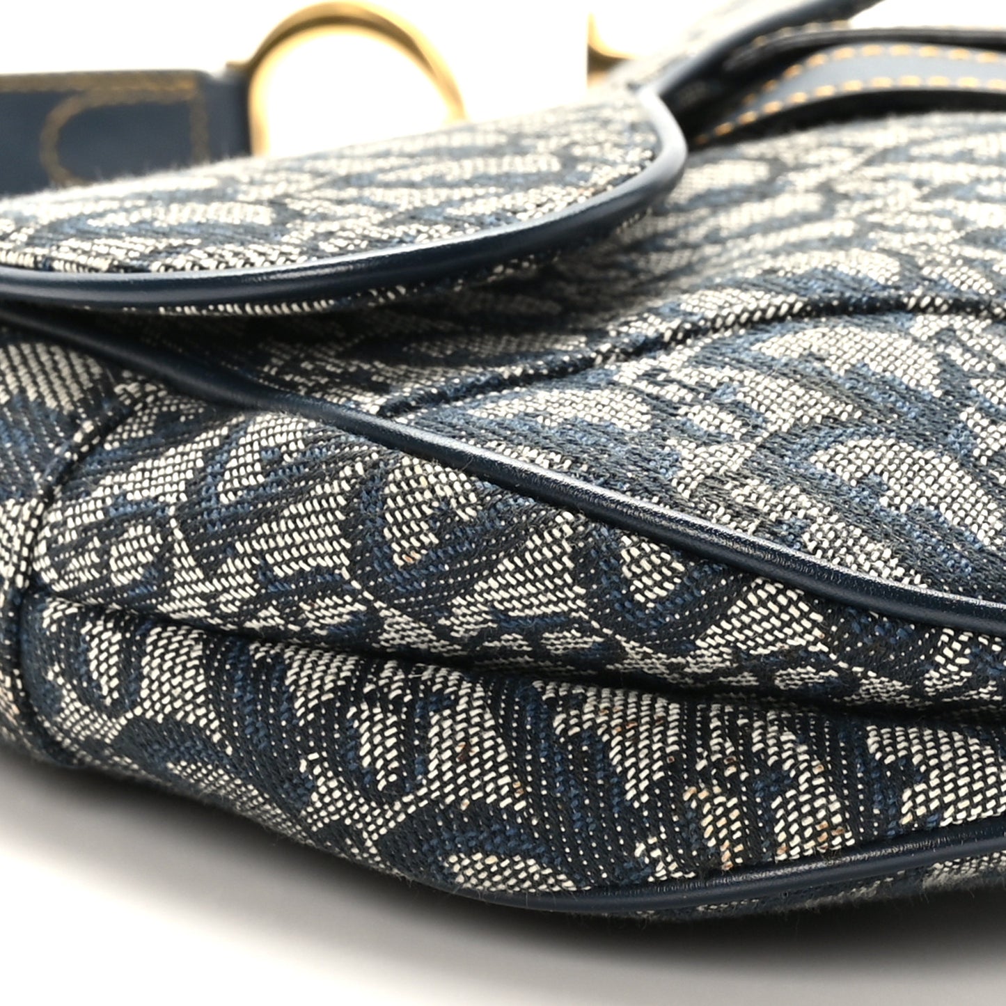 Monogram Saddle Bag Blue