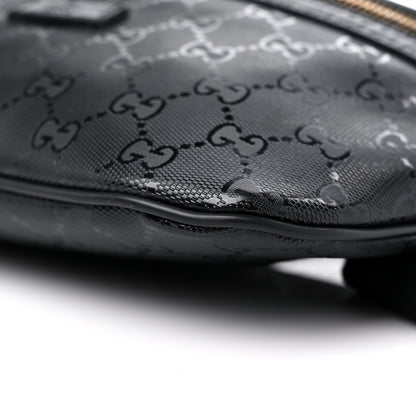 Gucci Imprime Monogram Belt Bag Black 8 of 10